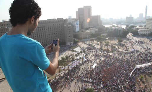 Courtesy WITNESS, Tahrir Square, Egypt, 2012