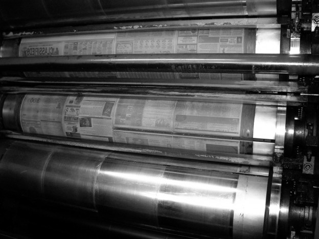 Press Room - Topeka Capital Journal - 18 September 2008. Photo by Marion Doss.