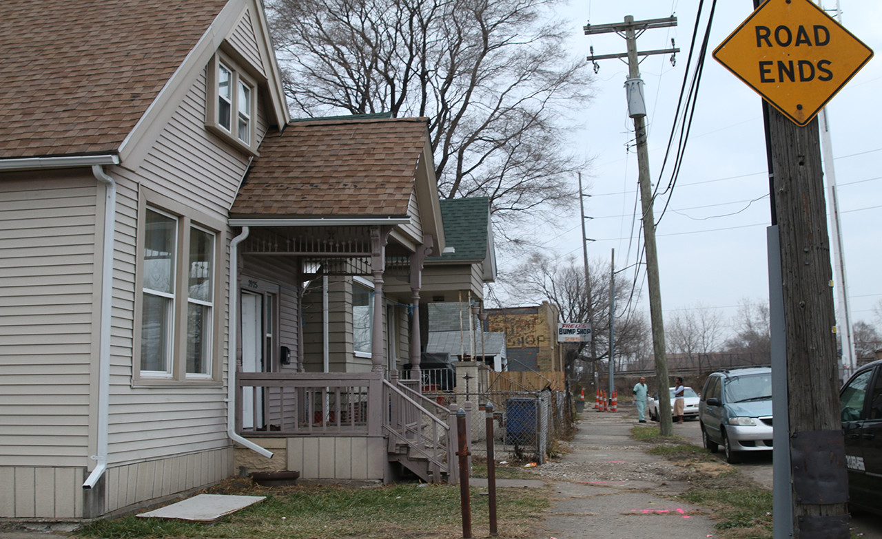 The home of a recently resettled Syrian refugee family in Hamtramck, Michigan. Photo by Kanyakrit Vongkiatkajorn.
