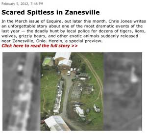 Why Esquire Created a Trailer for the Zanesville Animal Escape Story