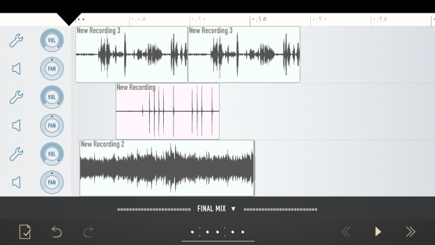 Ferrite Recording Studio on iPhone 6s Plus